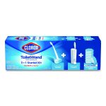 Toiletwand Disposable Toilet Cleaning System: Handle, Caddy And Refills, White