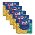 Disinfecting Wipes, Cleaning Wipes, 1-Ply, 7 x 8, Fresh Scent/Citrus Blend, 35/Canister, 3/Pack, 5 Packs/Carton