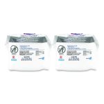 VersaSure Cleaner Disinfectant Wipes, Refill, 1-Ply, 12 x 12, Fragranced, White, 110/Pouch, 2 Pouches/Carton