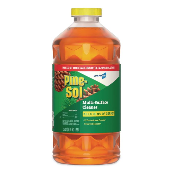 15182976 CloroxPro Multi-Surface Cleaner Disinfectant Concentrated, Original Pine Scent, 80 oz Bottle - Image 1
