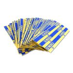 Flat Tubular Coin Wrap, Nickels, Blue/White, 1,000/Box