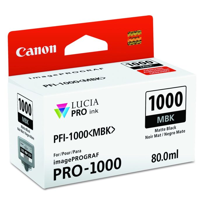 248149 0545c002 (pfi-1000) Lucia Pro Ink, Matte Black - Image 1