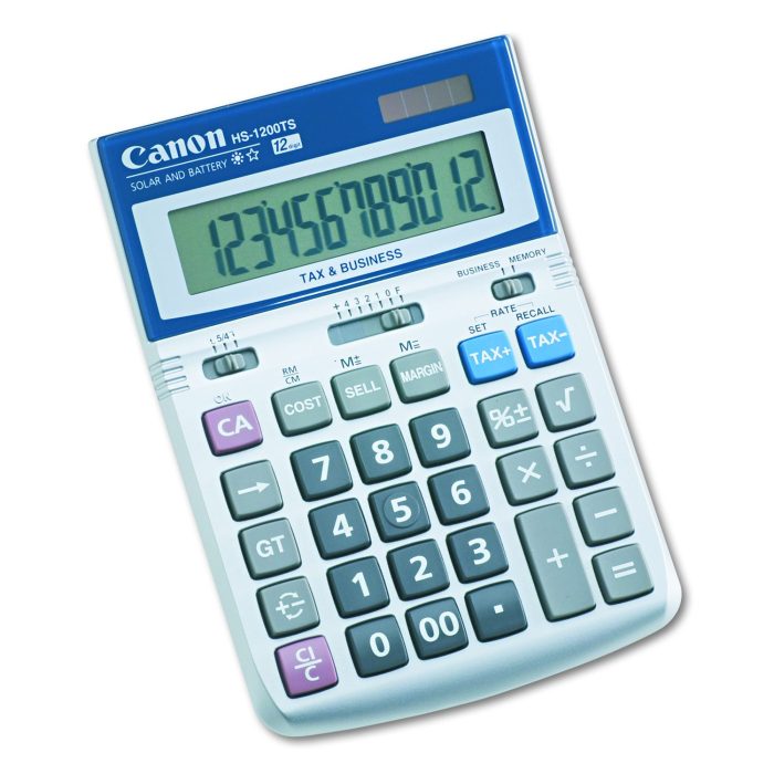 26149 Hs-1200ts Desktop Calculator, 12-Digit Lcd - Image 1
