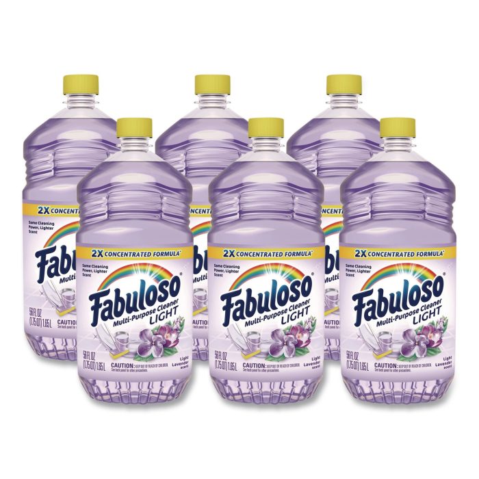 15187323 Multi-Use Cleaner, Light Lavender Scent, 56 oz Bottle, 6/Carton - Image 1