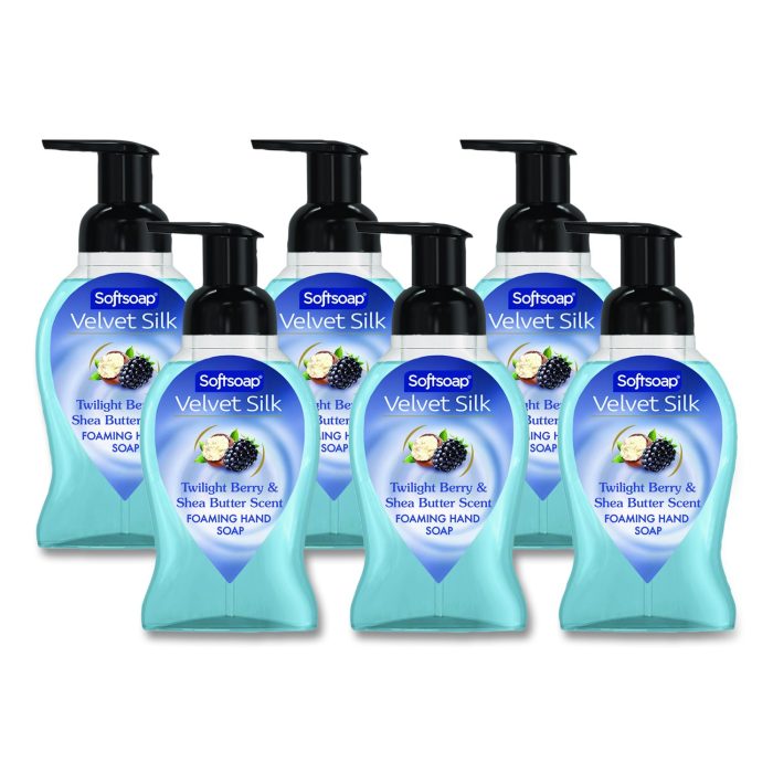 15174669 Velvet Silk Foaming Liquid Hand Soap, Twilight Berry and Shea Butter, 9 oz, 6/Carton - Image 1
