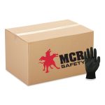 Work Gloves, 10" Long, X-Large, Black, 12 Pairs