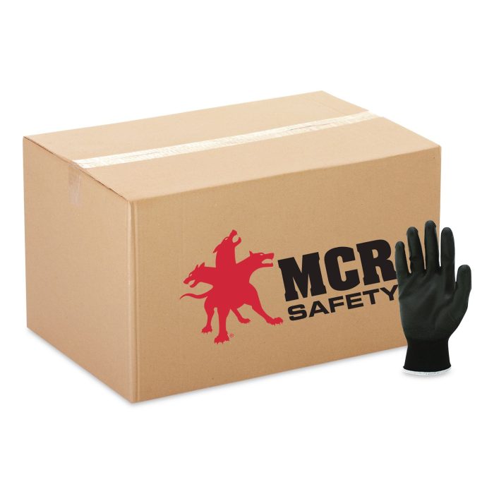 15186425 Work Gloves, 10" Long, X-Large, Black, 12 Pairs - Image 1