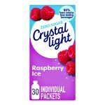 Flavored Drink Mix, Raspberry Ice, 0.08 oz Packet, 30/Box