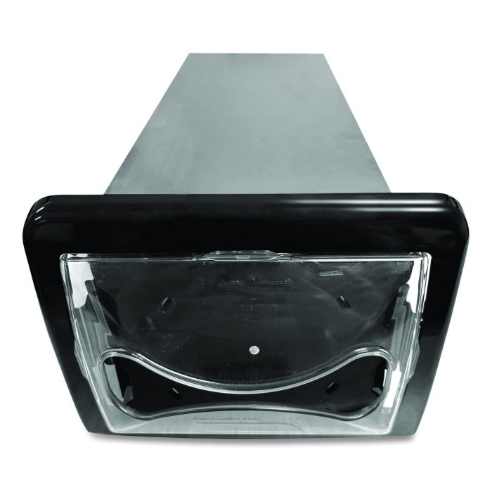 15009931 Tandem In-Counter Interfold Napkins Dispenser, 6.25 x 18 x 6.5, Black - Image 1