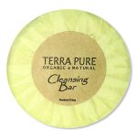 Terra Pure Cleansing Bar, Green Tea Lemongrass Scent, 0.6 oz Bar, 400/Carton