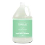 Terra Pure Body Wash Gallon, Green Tea Lemongrass Scent, 1 gal Bottle