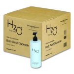 H2O Therapy Body Wash Air Pump, White Tea and Lemongrass Scent, 16.23 oz Bottle, 12/Carton