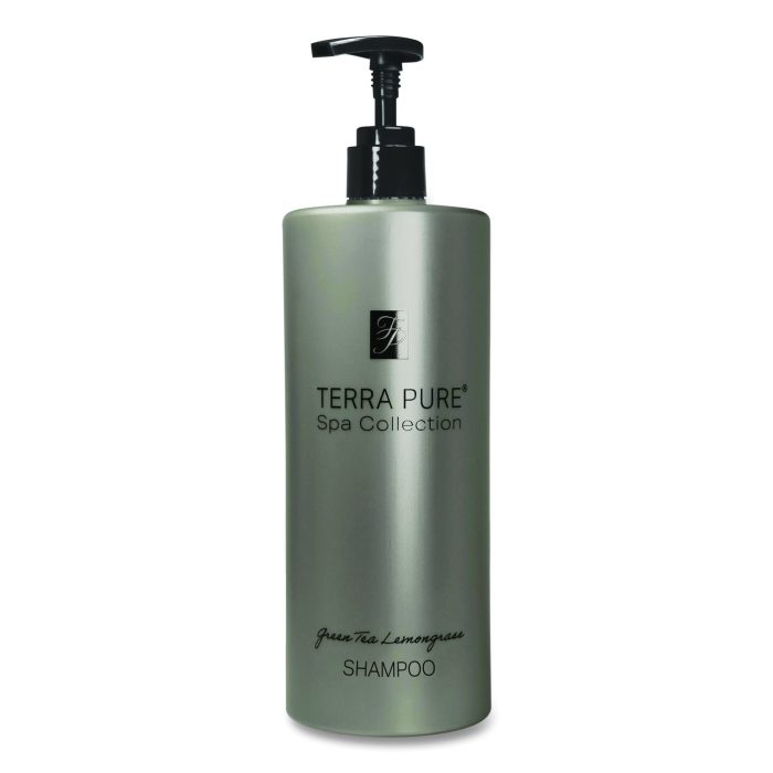 15116311 Terra Pure Shampoo Air Pump, Green Tea Lemongrass Scent, 16.32 oz Bottle - Image 1