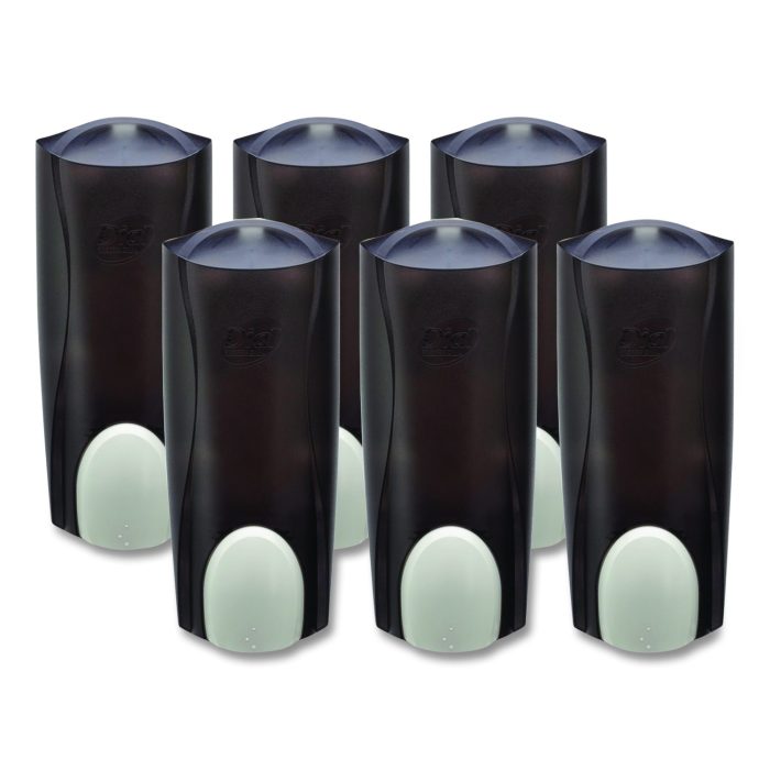 15180243 1 Liter Manual Liquid Dispenser, 1 L, 5.1 x 4 x 12.3, Translucent Smoke, 6/Carton - Image 1