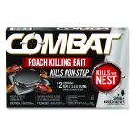 Roach Bait Insecticide, for Small and Large Roaches, 0.42 oz, 12 Bait Stations