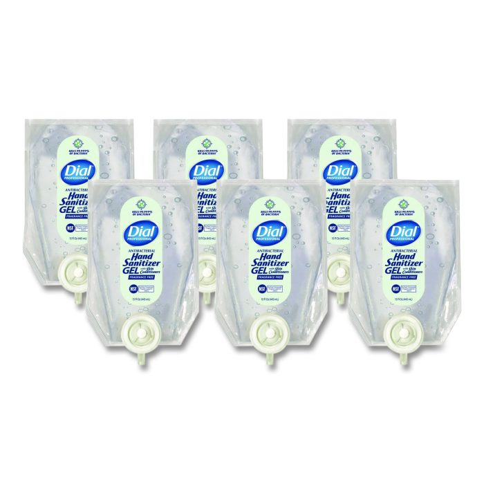 15102923 Antibacterial Gel Hand Sanitizer Refill for Versa Dispenser, Fragrance-Free, 15 oz, 6/Carton - Image 1