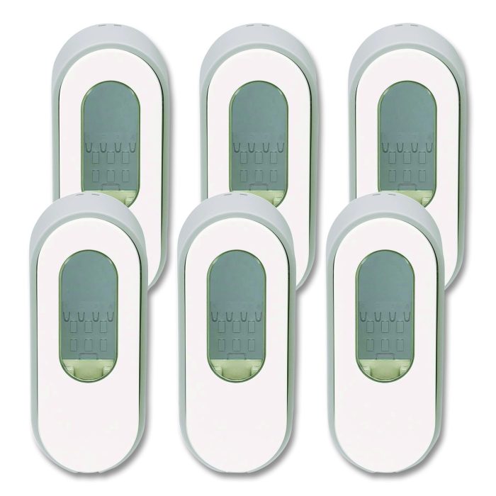15104008 Versa Dispenser for Pouch Refills, 15 oz, 3.75 x 3.38 x 8.75, Light Gray/White, 6/Carton - Image 1