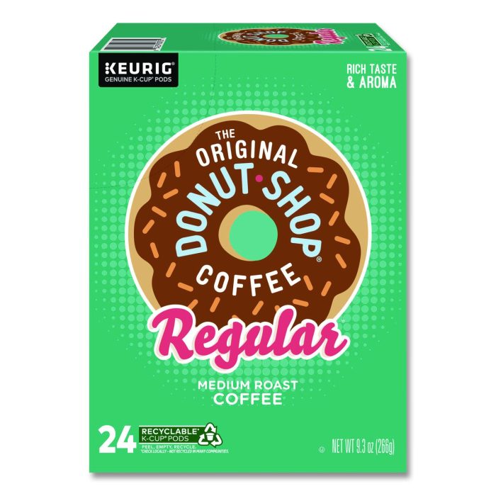 15044337 Donut Shop Coffee K-Cups, Regular, 24/box - Image 1