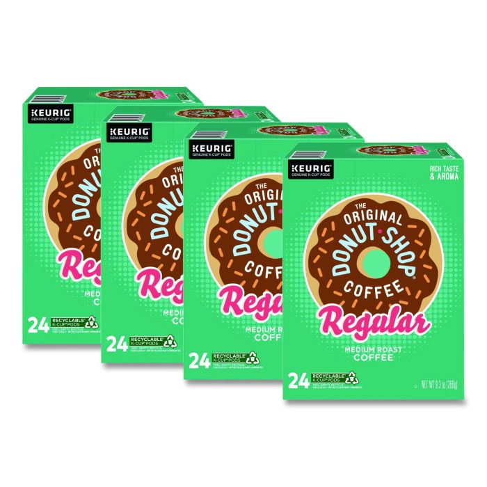 15044339 Donut Shop Coffee K-Cups, Regular, 96/carton - Image 1