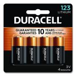 Specialty High-Power Lithium Batteries, 123, 3 V, 4/pack