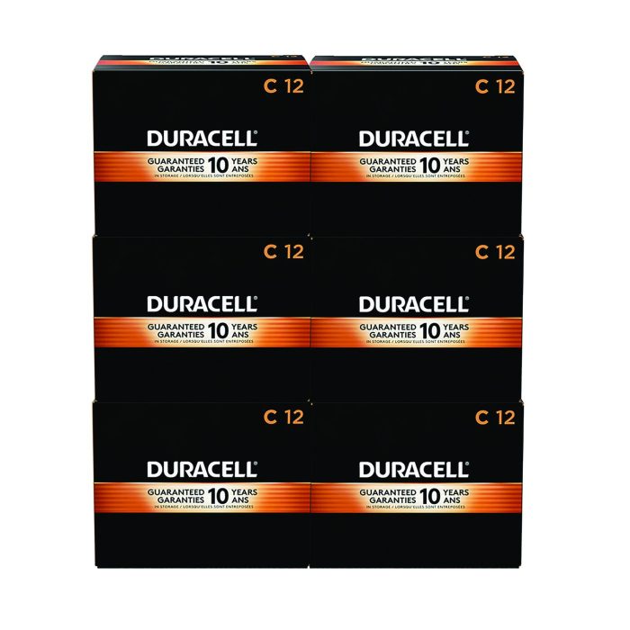 822266 Coppertop Alkaline C Batteries, 72/carton - Image 1