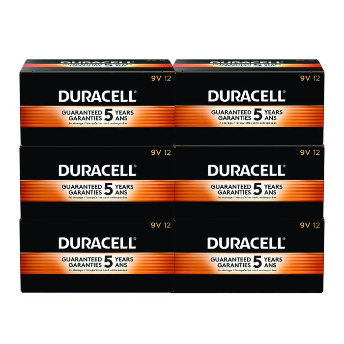 822231 Coppertop Alkaline 9v Batteries, 72/carton - Image 1