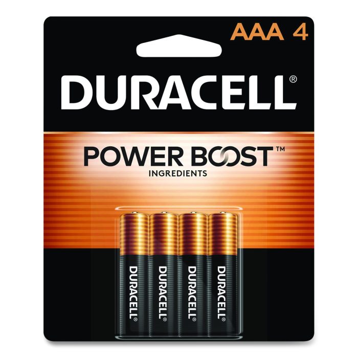 15058984 Power Boost CopperTop Alkaline AAA Batteries, 4/Pack - Image 1