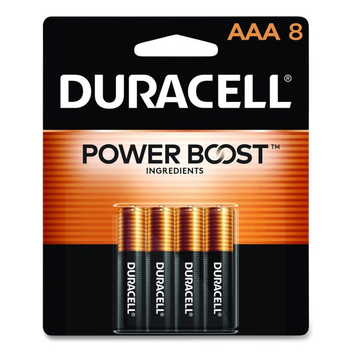 15058990 Power Boost CopperTop Alkaline AAA Batteries, 8/Pack - Image 1