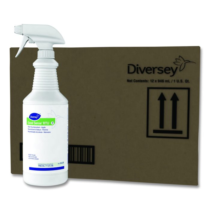 708666 Good Sense RTU Liquid Odor Counteractant, Apple, 32 oz Spray Bottle - Image 1