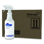 Glance Glass and Multi-Surface Cleaner, 12 Capped 32 oz Bottles and One Trigger Sprayer, 12/Carton