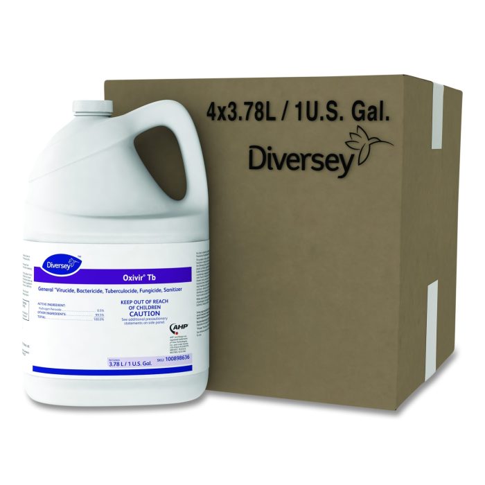 691610 Oxivir Tb, Natural Cherry Almond Scent, 3.78 L Container, 4/carton - Image 1