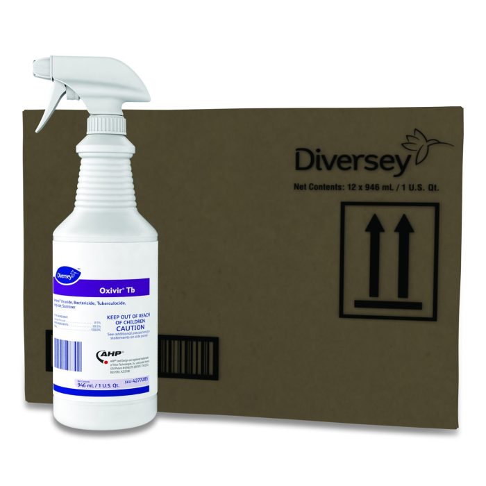 694431 Oxivir TB One-Step Disinfectant Cleaner, Liquid, 32 oz Bottle with Flip-Top Cap - Image 1