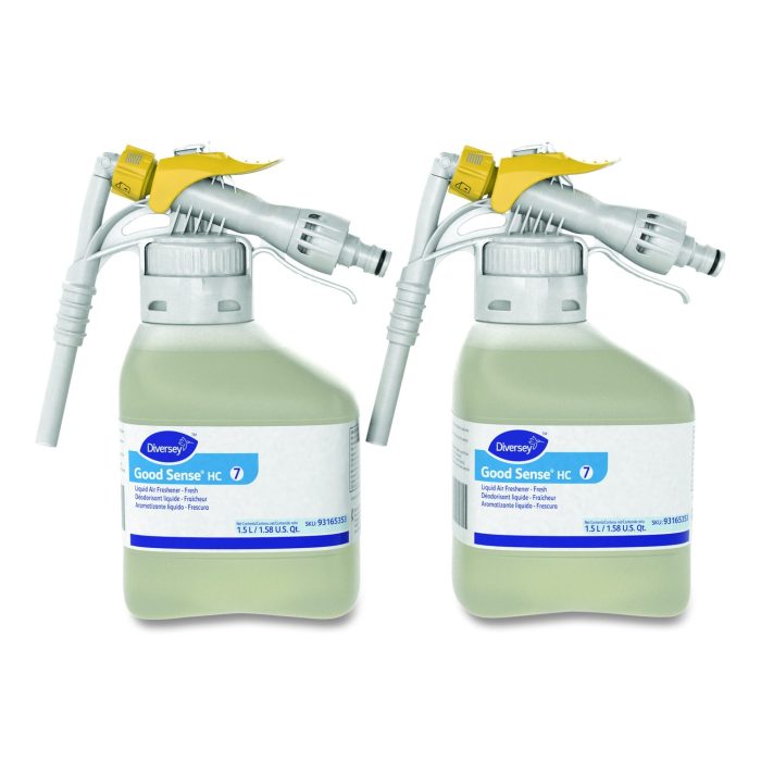 708596 Good Sense Liquid Odor Counteractant, Fresh, 1.5 L Rtd Bottle, 2/carton - Image 1