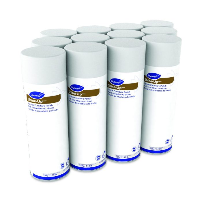 779320 Shine-Up Furniture Cleaner, Lemon Scent, 13.8 oz Aerosol Spray, 12/Carton - Image 1