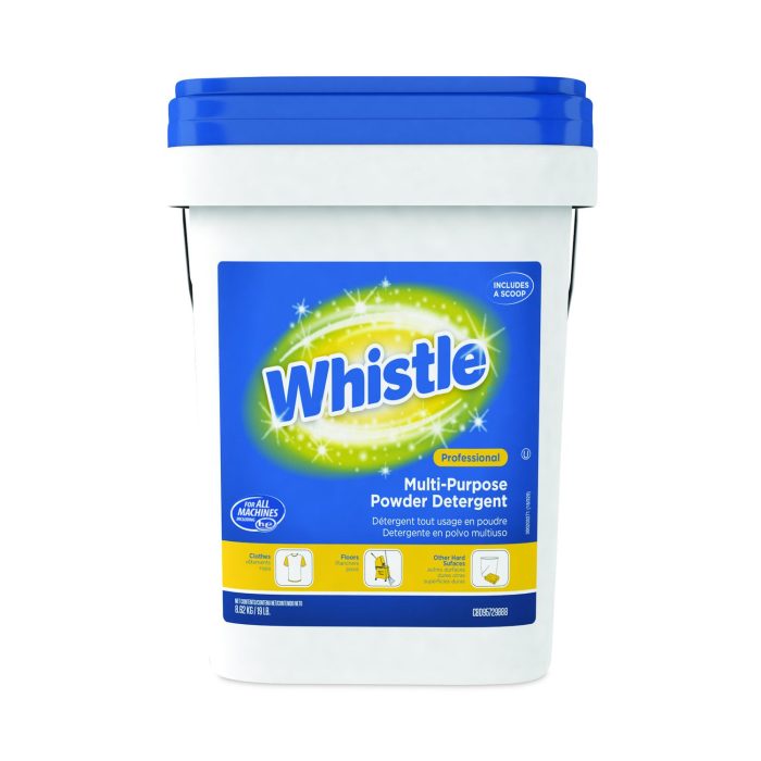 798396 Whistle Multi-Purpose Powder Detergent, Citrus Scent, 19 lb Pail - Image 1