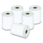 LW Extra-Large Shipping Labels, 4" x 6", White, 220 Labels/Roll, 5 Rolls/Pack