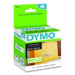 Labelwriter Address Labels, 1.12" X 3.5", Clear, 130 Labels/roll