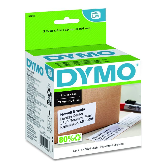 721217 Labelwriter Shipping Labels, 2.31" X 4", White, 300 Labels/roll - Image 1