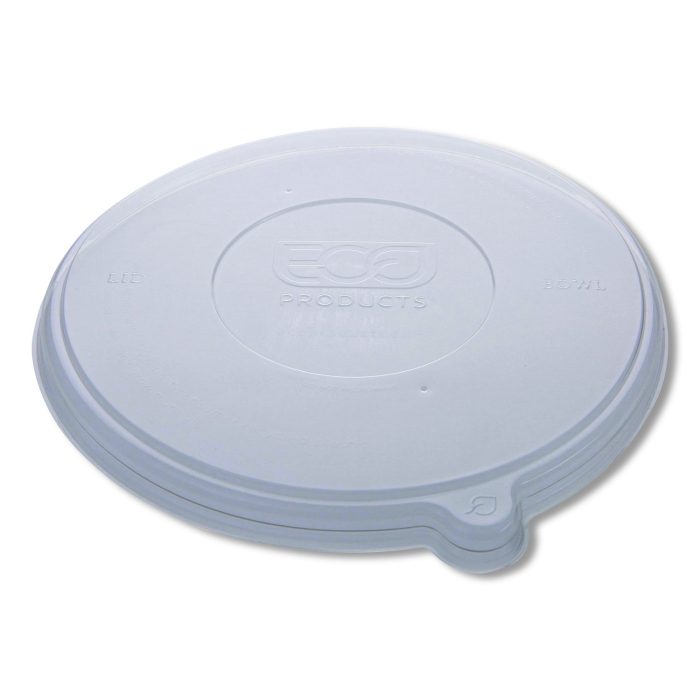 15060227 Worldview 100 Percent Recycled Content Lid, 7.93" Diameter x 0.6" h, Clear, 400/Carton - Image 1