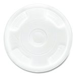 BlueStripe Recycled Content Cold Cup Flat Lids, Fits 9 oz to 24 oz Cold Cups, Plastic, Clear, 100/Pack, 10 Packs/Carton