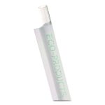 Wrapped Straw, 9.5", Plastic, Clear, 4,800/Carton