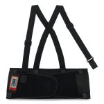 ProFlex 1650 Economy Elastic Back Support Brace, 2X-Large, 42" to 46" Waist, Black