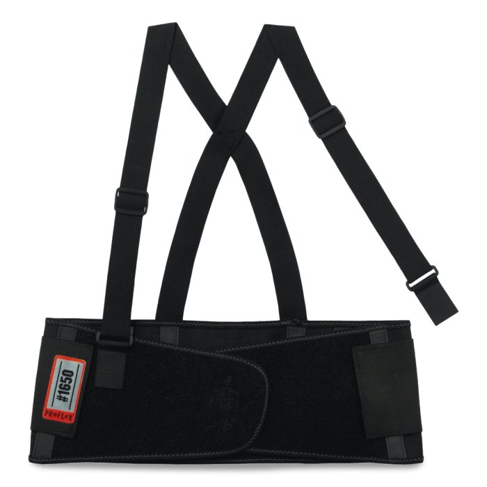 15096971 ProFlex 1650 Economy Elastic Back Support Brace, 2X-Large, 42" to 46" Waist, Black - Image 1