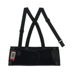 ProFlex 1650 Economy Elastic Back Support Brace, 3X-Large, 46" to 52" Waist, Black