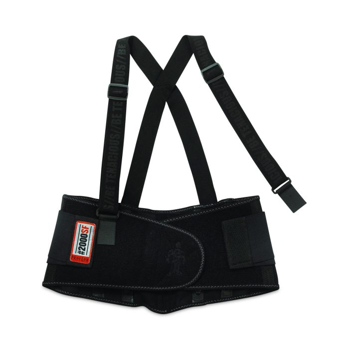 796400 ProFlex 2000SF High-Performance Spandex Back Support Brace, 4X-Large, 52" to 58" Waist, Black - Image 1