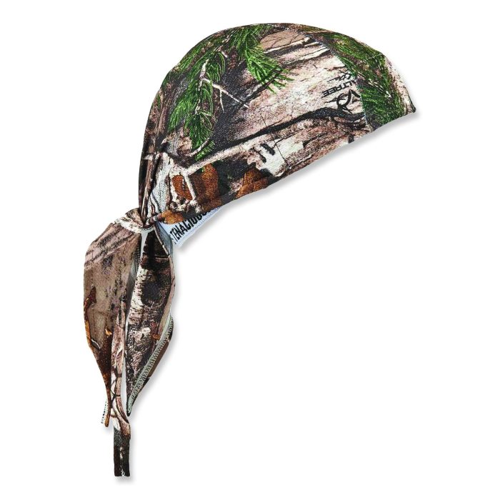 808664 Chill-Its 6615 High-Performance Bandana Doo Rag with Terry Cloth Sweatband, One Size Fits Most, RealTree Xtra - Image 1