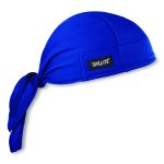 Chill-Its 6615 High-Performance Bandana Doo Rag with Terry Cloth Sweatband, One Size Fits Most, Blue