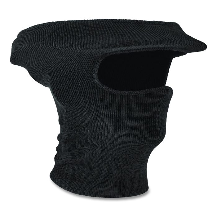 888998 N-Ferno 6815 Full Face Stretch Cap, Polyester, One Size Fits Most, Black - Image 1