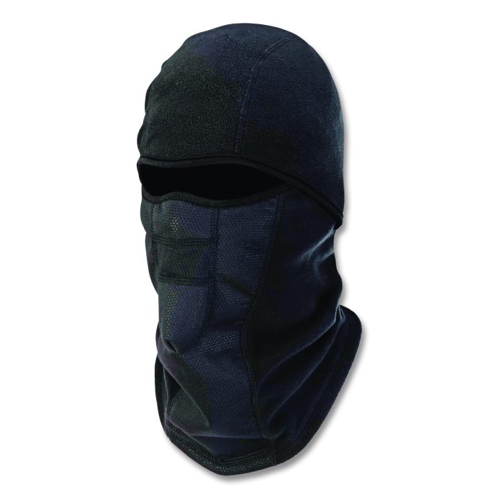809563 N-Ferno 6823 Hinged Balaclava Face Mask, Fleece, One Size Fits Most, Black - Image 1