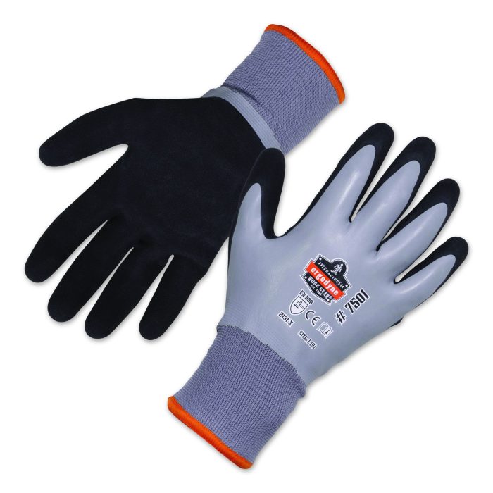 15093139 ProFlex 7501 Coated Waterproof Winter Gloves, EN388: 2131X, 11" Long, 2X-Large, Gray, Pair - Image 1